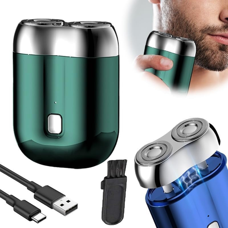 Mini Shavers for Men – Washable, Double Head, Portable Grooming Tool