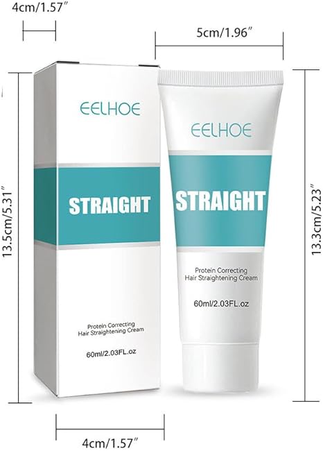 Hair Straightening Cream - Smooth, Frizz-Free Hair Instantly