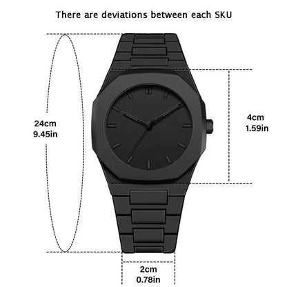 Black Arabic Aura Watch