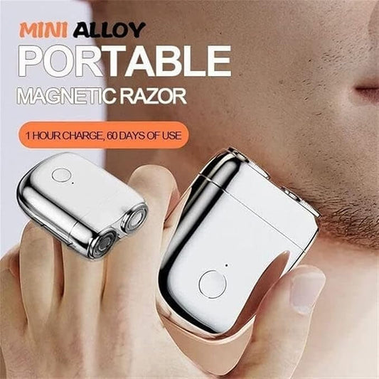 Mini Shavers for Men – Washable, Double Head, Portable Grooming Tool
