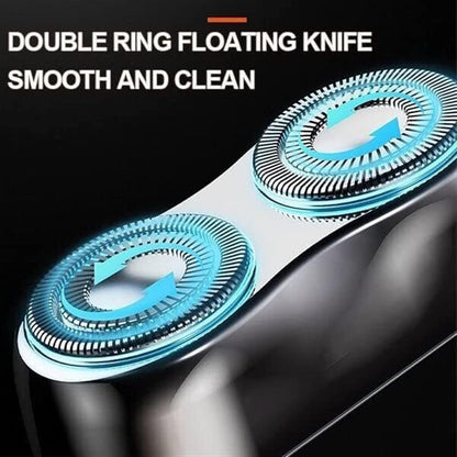 Mini Shavers for Men – Washable, Double Head, Portable Grooming Tool