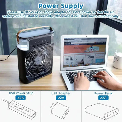 Mini Air Cooler | Cooling Fan With Ice